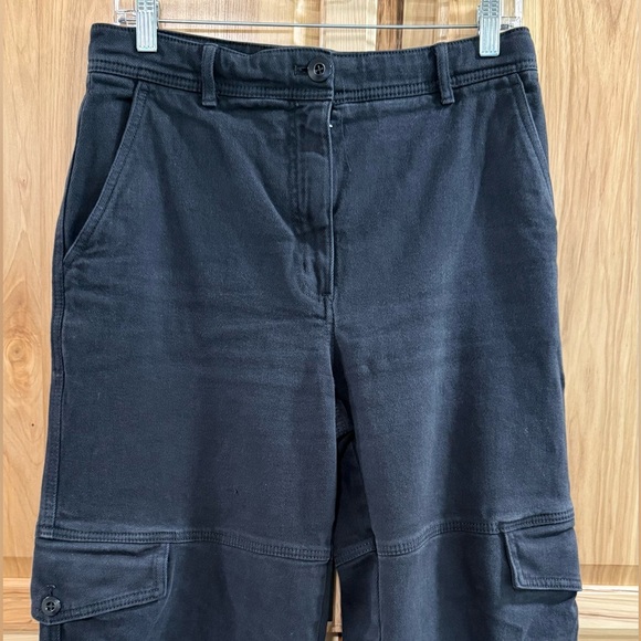 Wilfred Aritzia Black High-Waisted Contemporary Cargo Alternative Chic Vibes - Picture 2 of 13